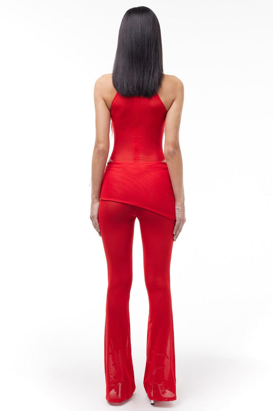 Valentina™| Set body e pantaloni con piume