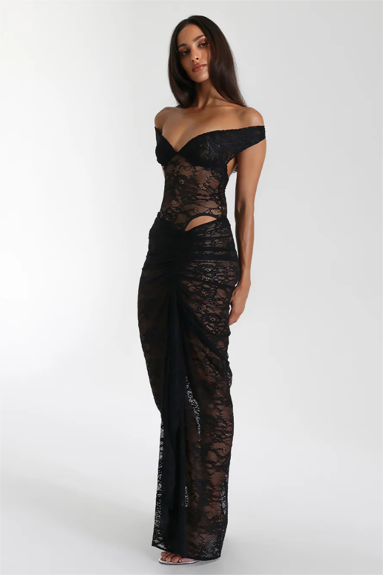 Valentina™| Set con body in pizzo e gonna midi