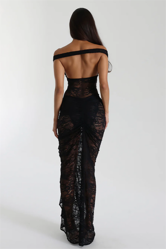 Valentina™| Set con body in pizzo e gonna midi