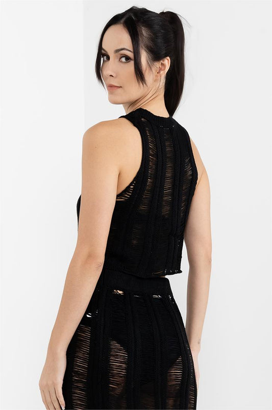 Valentina™| Set mini top e gonna midi senza maniche