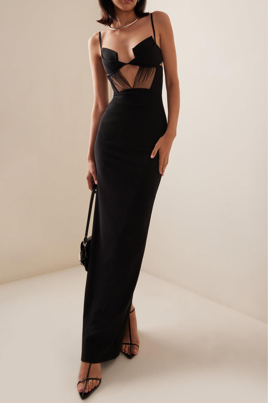 Valentina™| Maxi abito con spacco cut-out