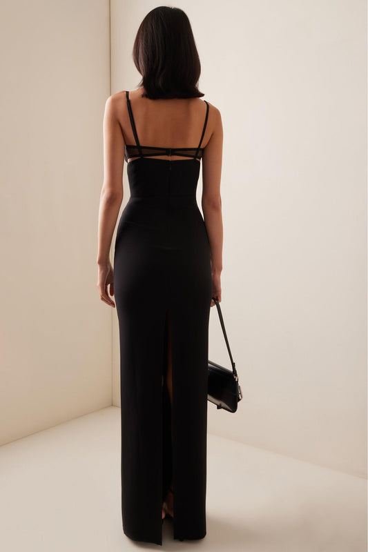 Valentina™| Maxi abito con spacco cut-out