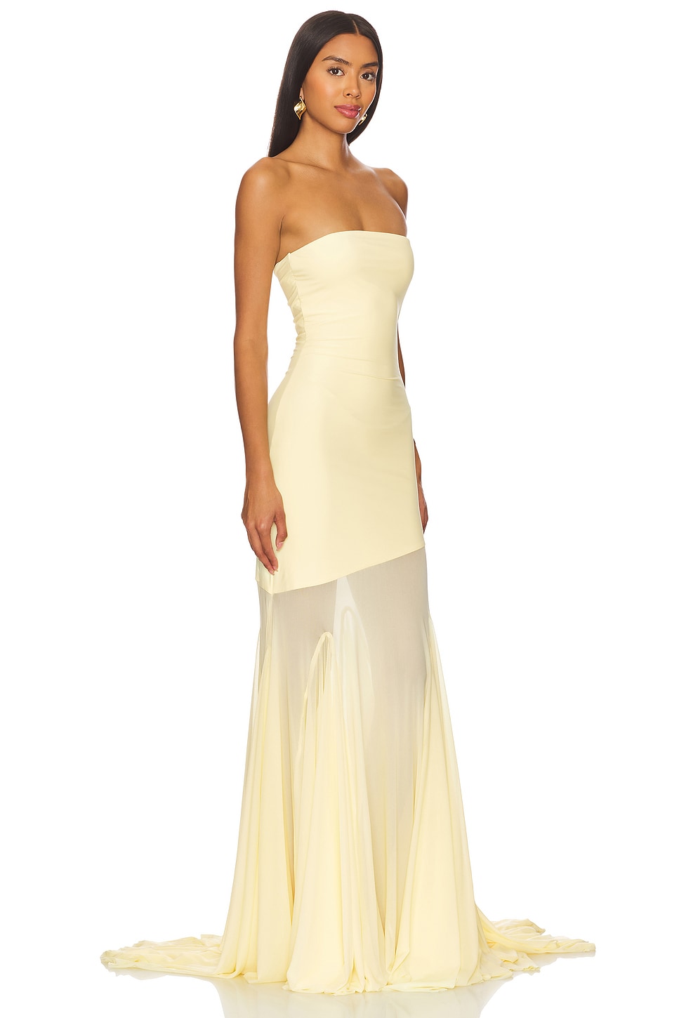 Valentina™| Maxi abito off-shoulder in rete