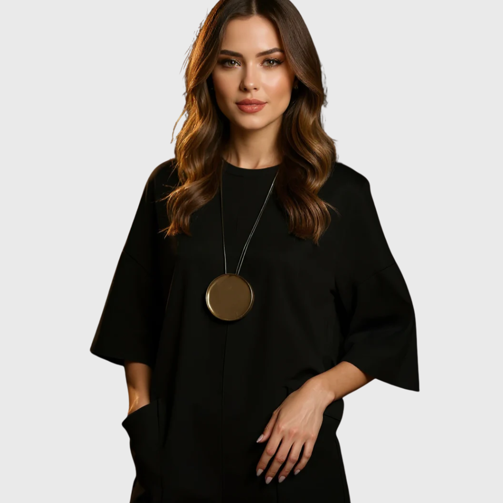 Claudia™|Tuta Elegante a Maniche Corte