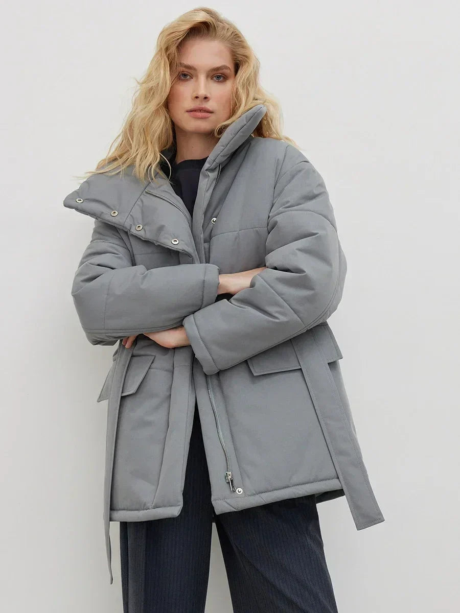 Valentina™| Parka invernale con cintura norvegese
