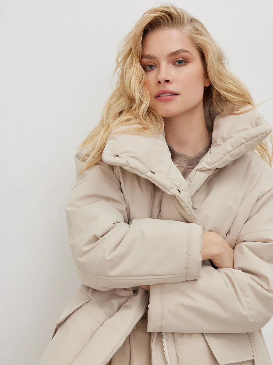 Valentina™| Parka invernale con cintura norvegese