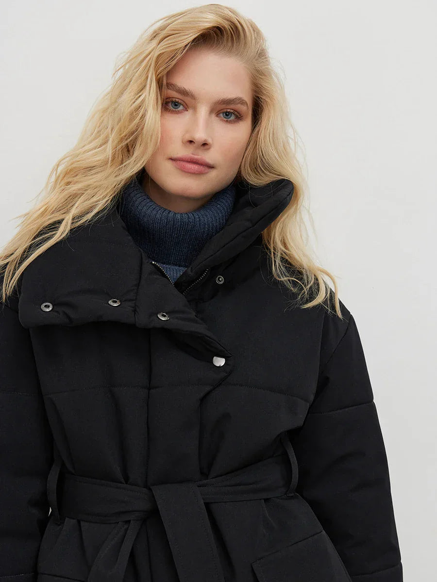 Valentina™| Parka invernale con cintura norvegese