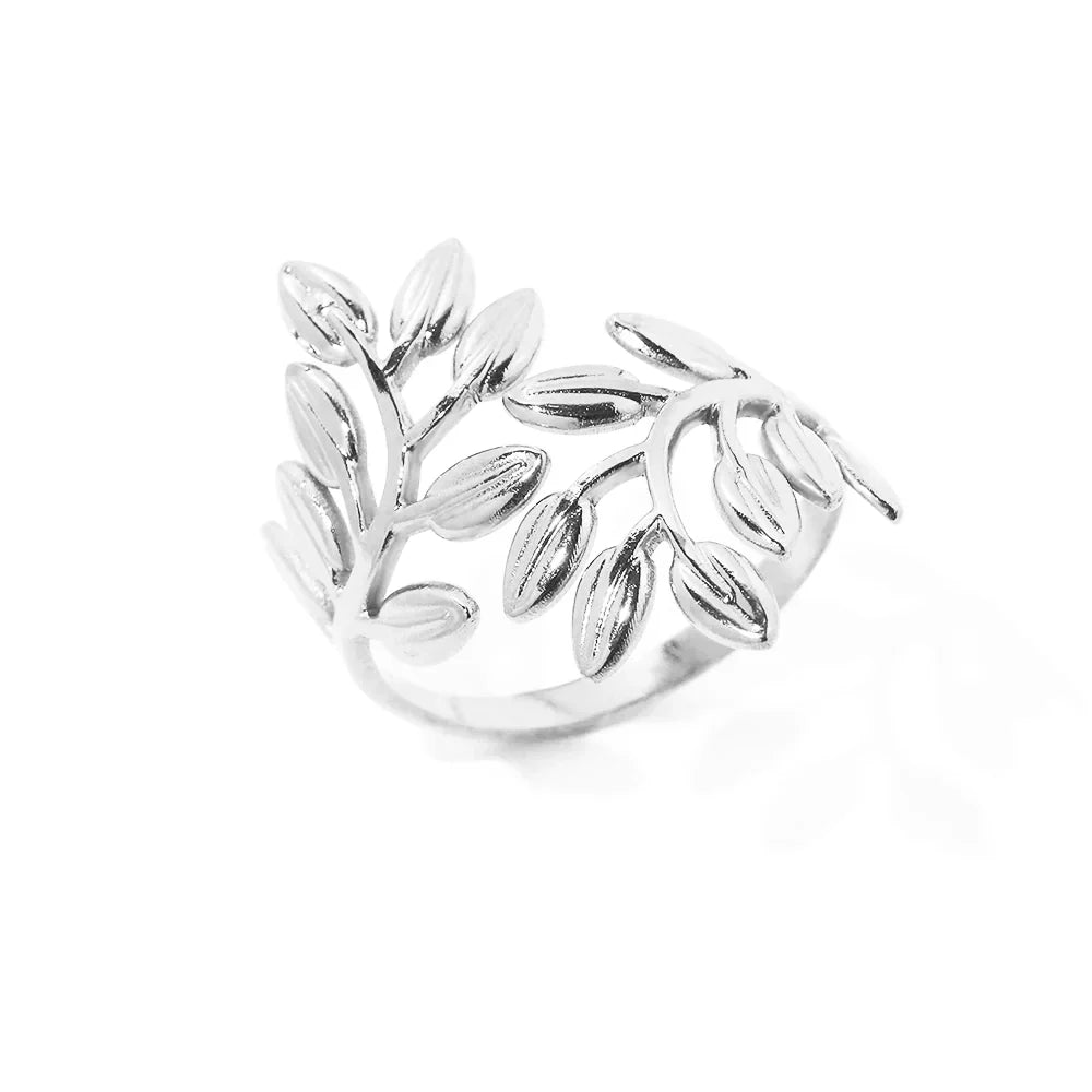 Valentina™| Anello elegante a fascia floreale