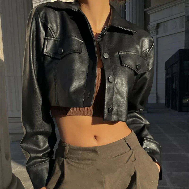 Élise™ | Elegantní koženková bunda