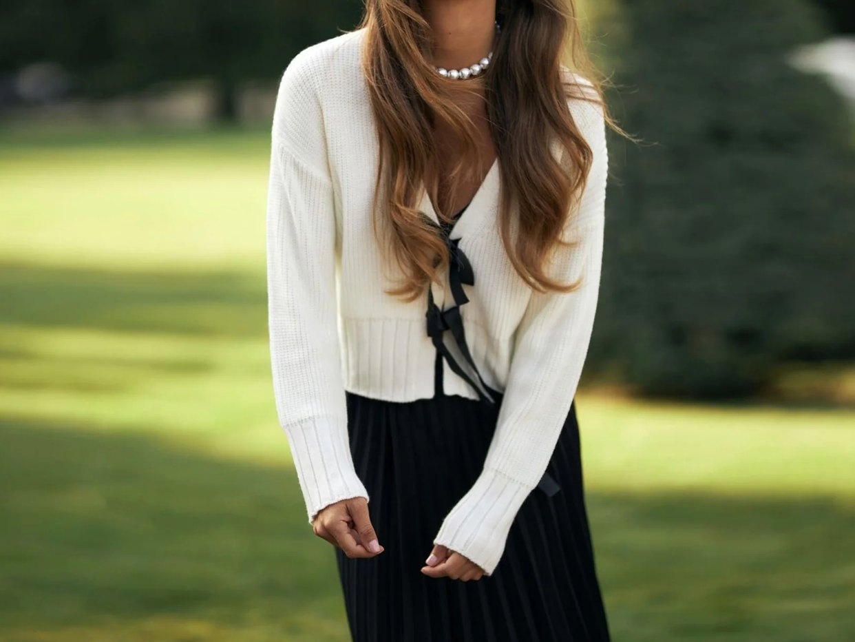 Valentina™| Maglione con cravatta