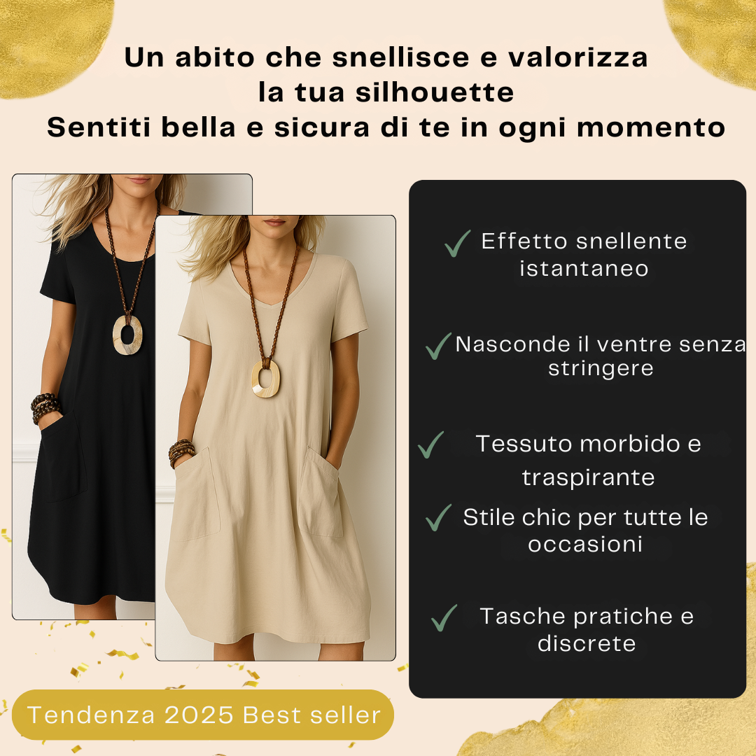 Valentina™| Abito Elegante con Copertura Sottile della Pancia