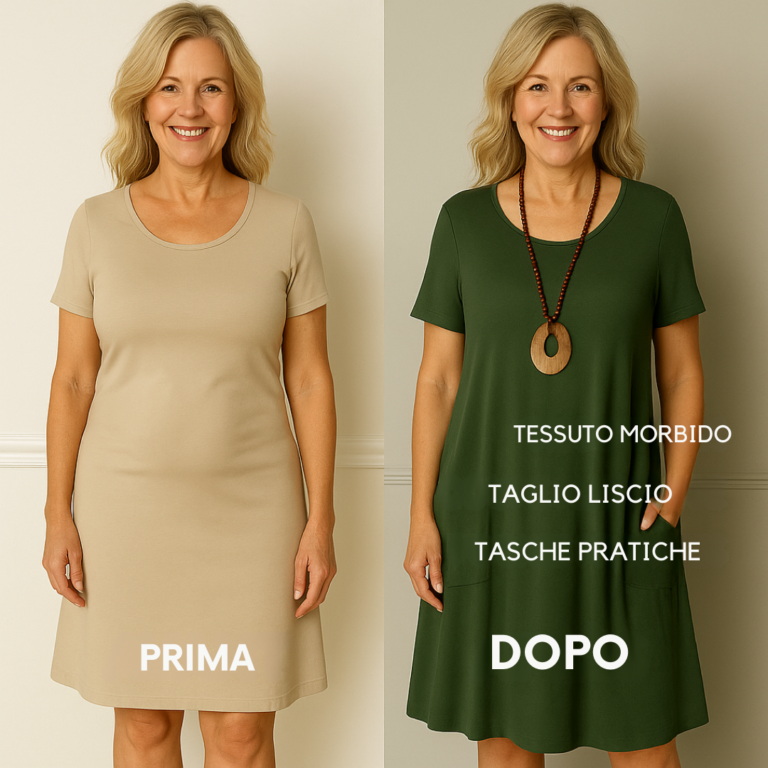 Valentina™| Abito Elegante con Copertura Sottile della Pancia