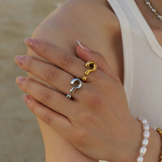 Dainty Confusion Question Ring