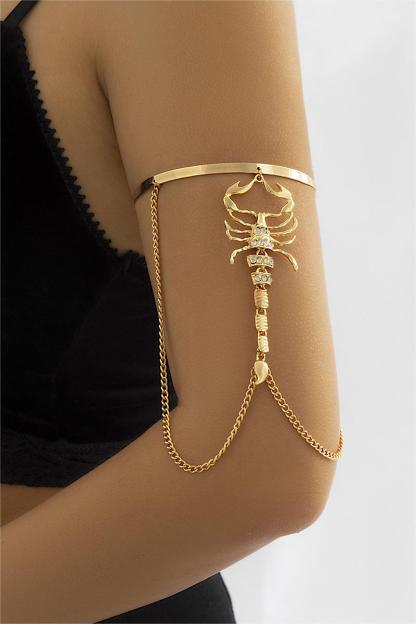 Valentina™| Bracciale in metallo con strass