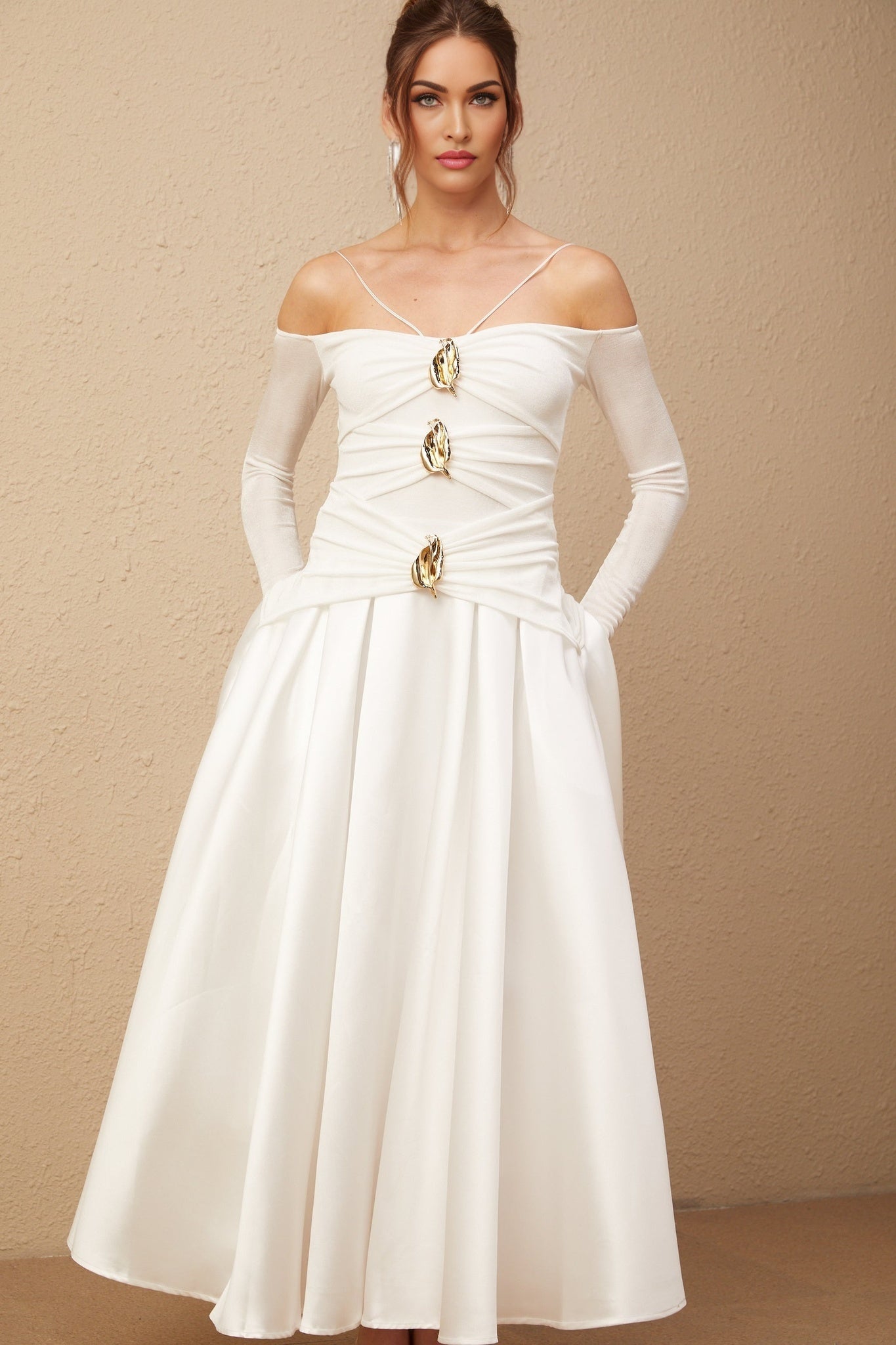 Brynn - Long Sleeve Maxi Dress