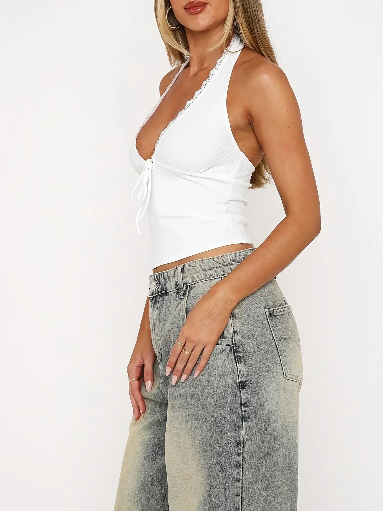 Valentina™| Top in pizzo