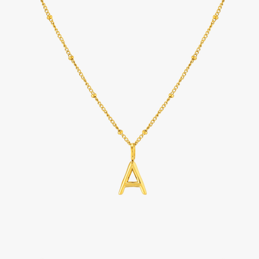 Valentina™| Collana con iniziali e pietre di nascita