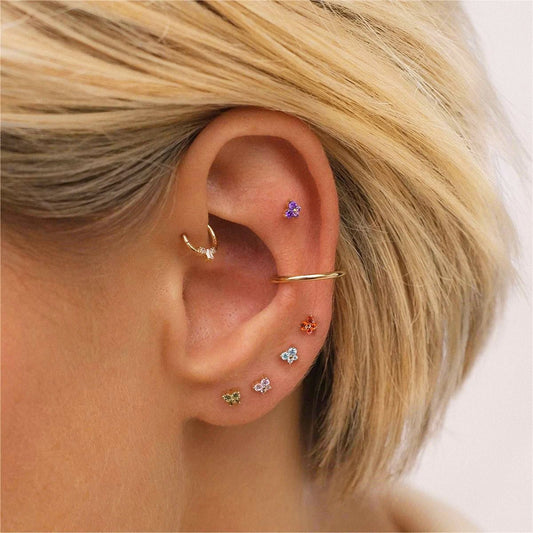 Valentina™| Orecchino a farfalla con pietra di nascita