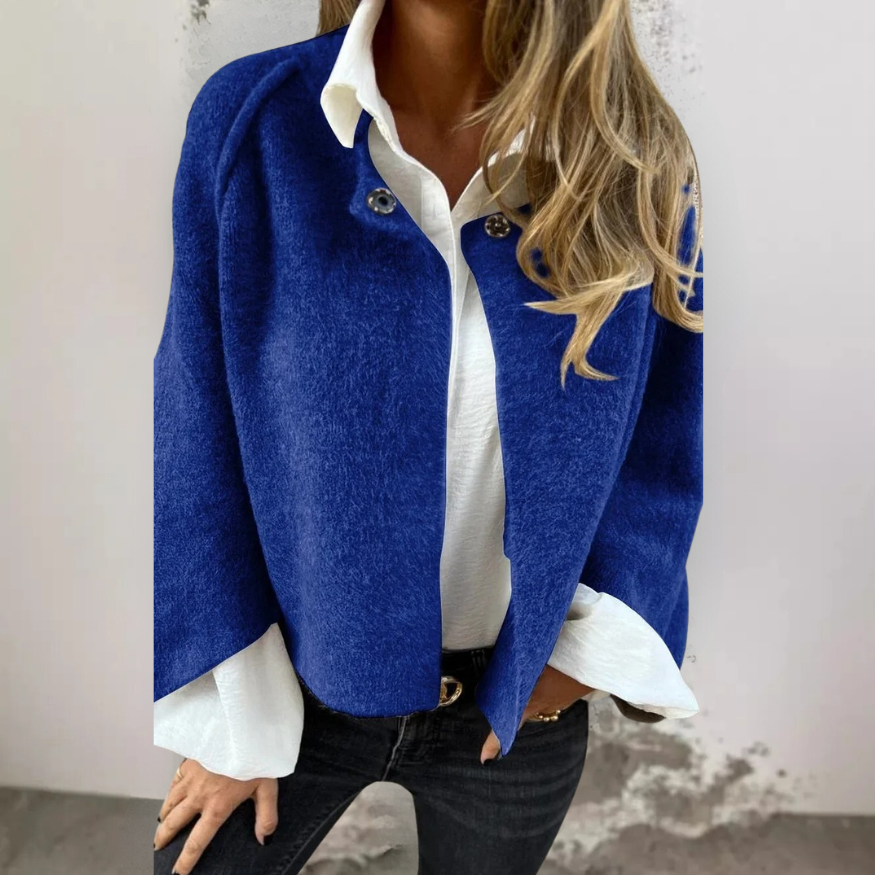 Valentina™ | Cardigan Elegante con Dettagli in Camicia